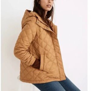Madewell Quilted Rain Coat / Windbreaker Jacket